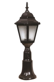 Candeeiro de Parede Externo – 60 cm x 23 cm – Preto – ABS e Policarbonato