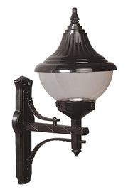 Candeeiro de Parede para Exterior – 40 x 27 cm – Preto – ABS e Policarbonato