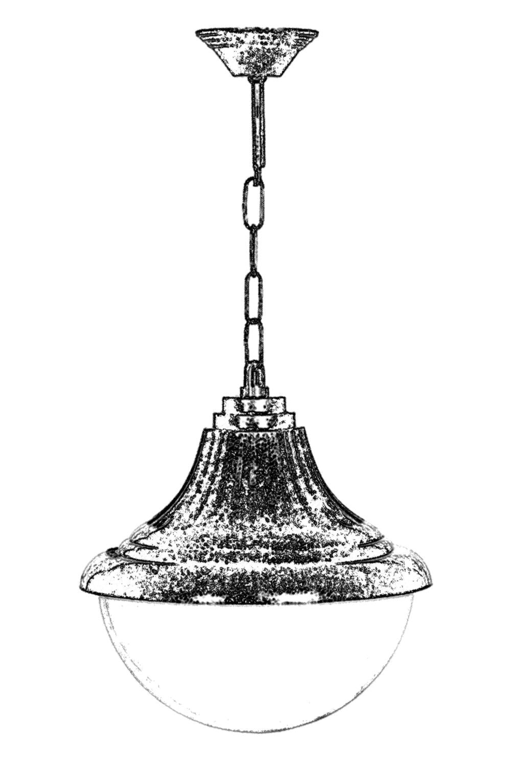 Candeeiro de exterior-Bfe-68207-Marrom