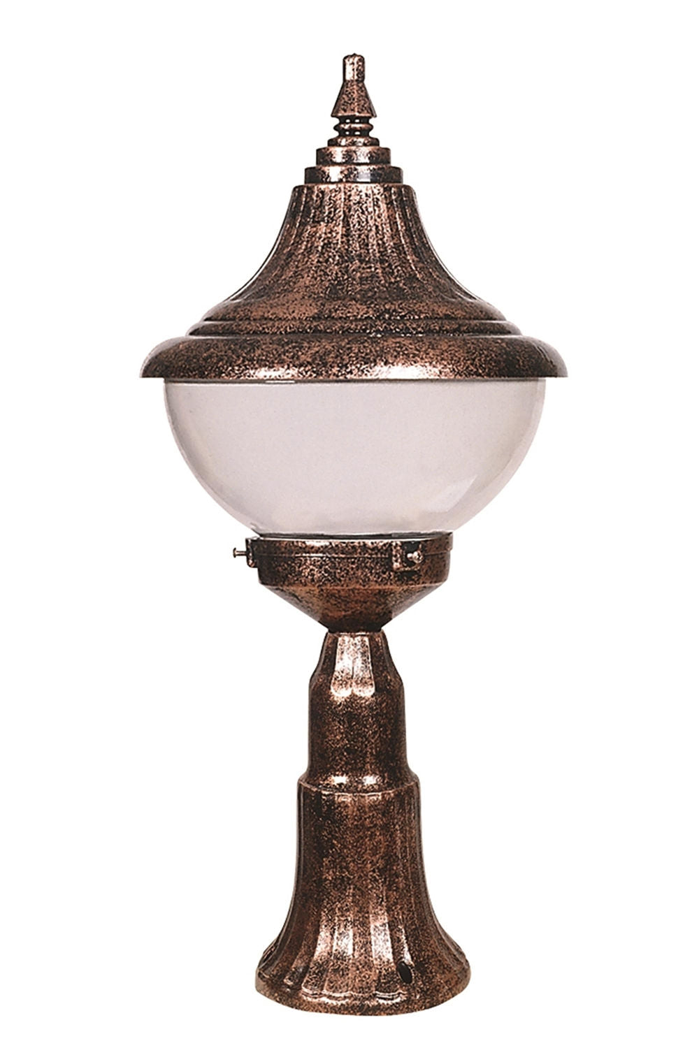 Candeeiro de Parede para Exterior – 60 cm – Marrom – ABS