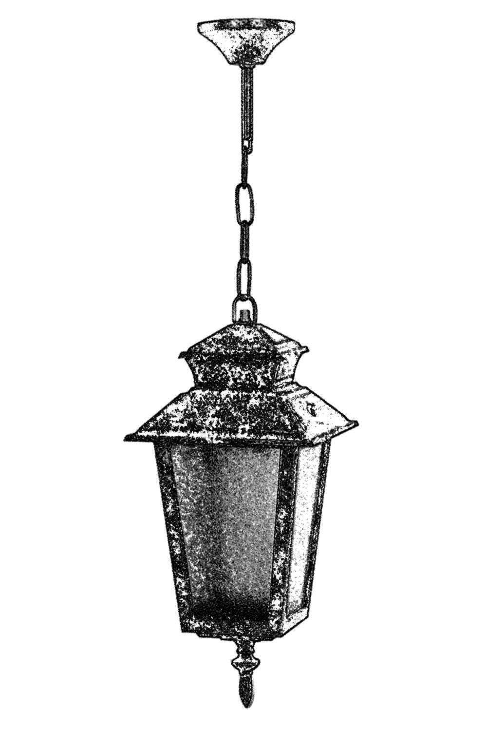 Candeeiro de exterior-Bfe-68211-Marrom