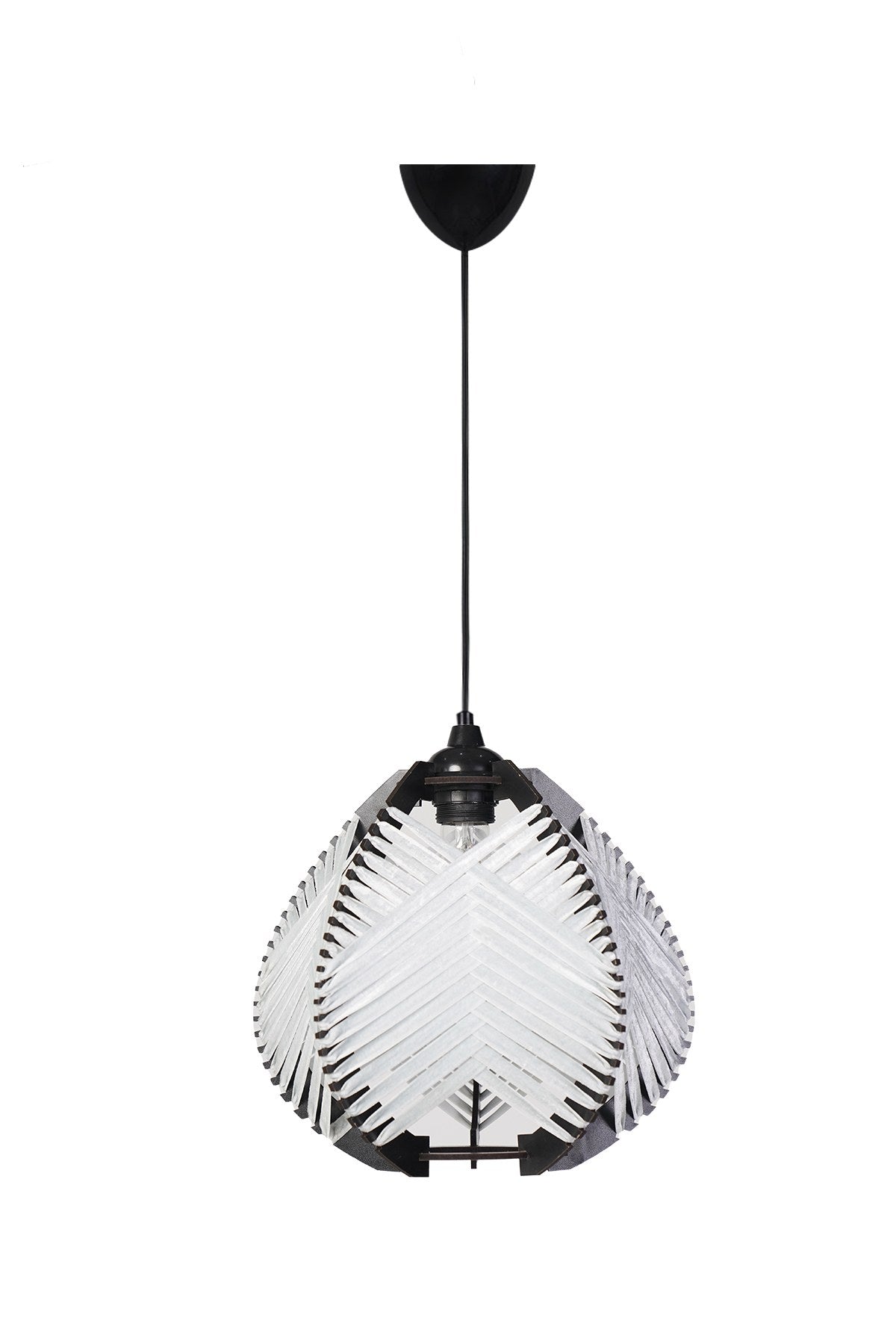 Candeeiro de Teto – 30 cm – Branco – Plástico