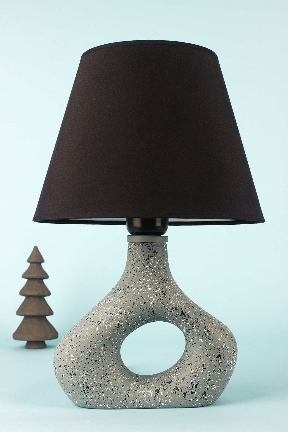 Candeeiro de mesa-BK012-Cinza