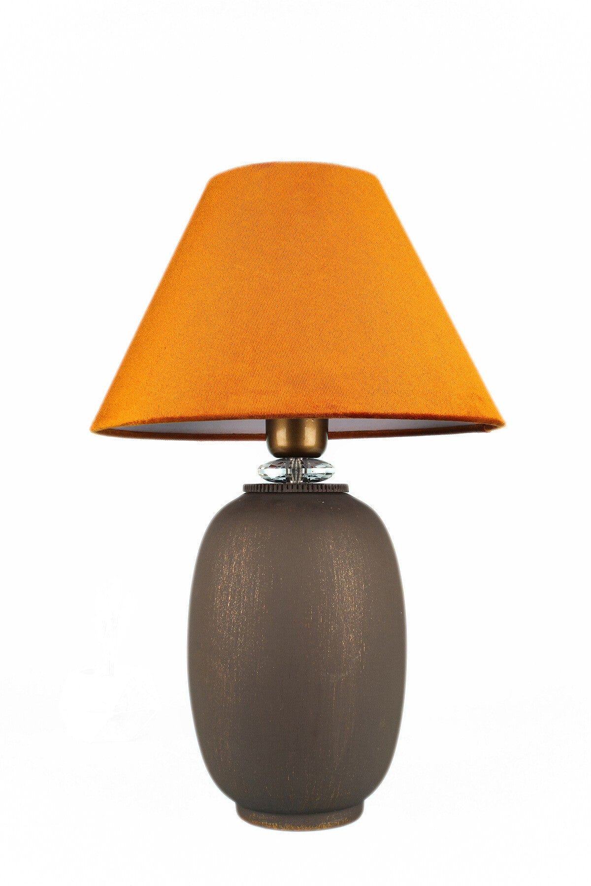 Candeeiro de Mesa de Cerâmica – 44 cm – Cinza