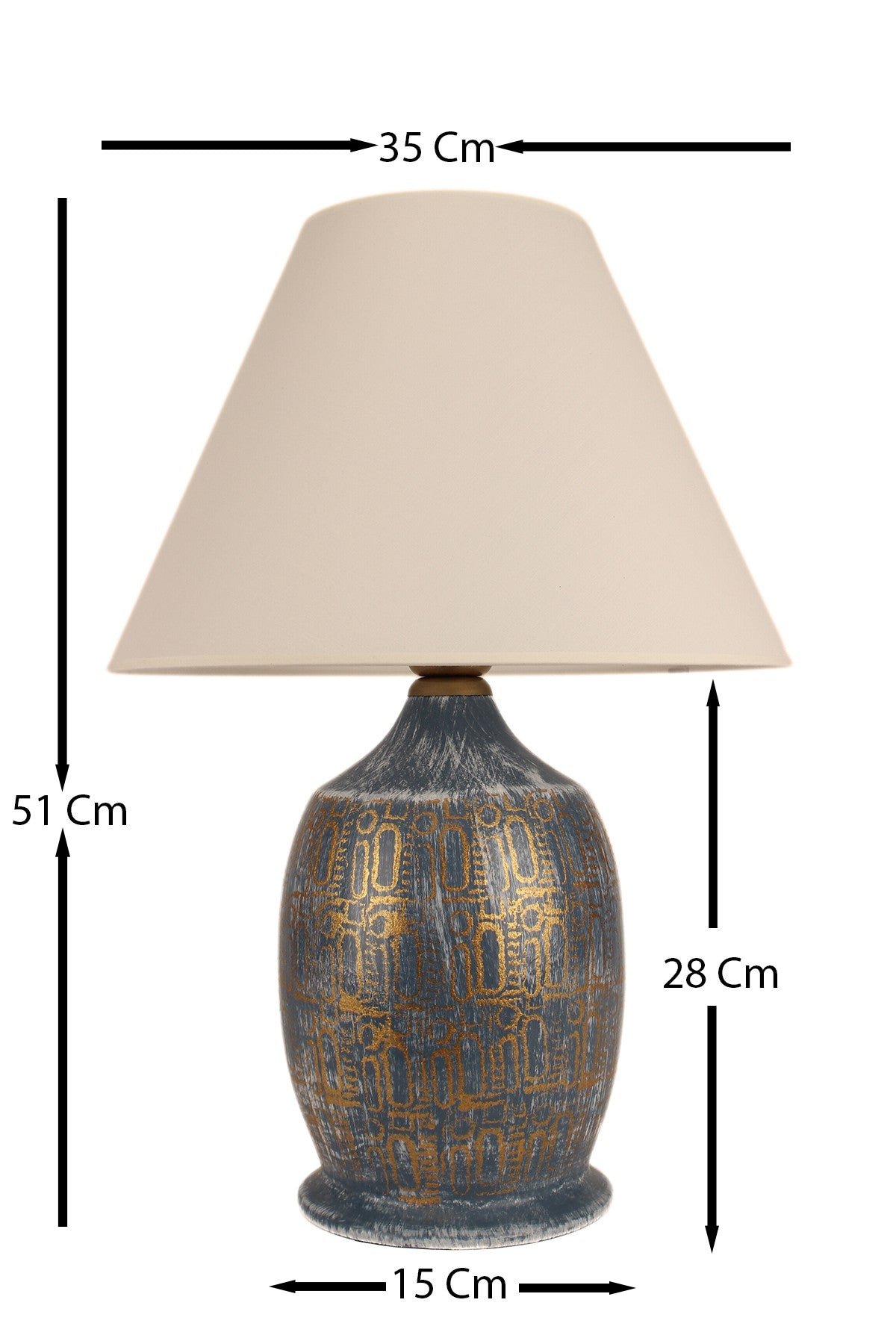 Candeeiro de mesa-BK014-Azul