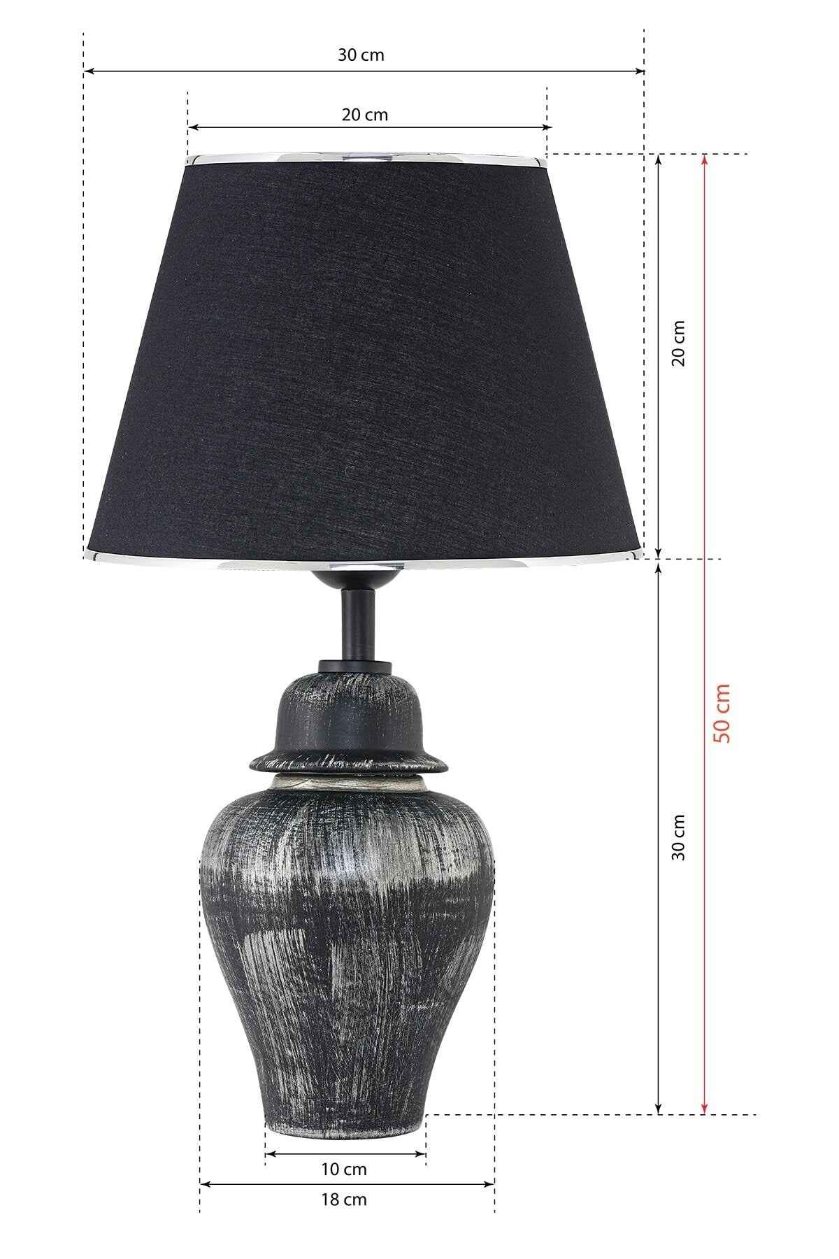 Candeeiro de mesa-TM273-Preto
Prata