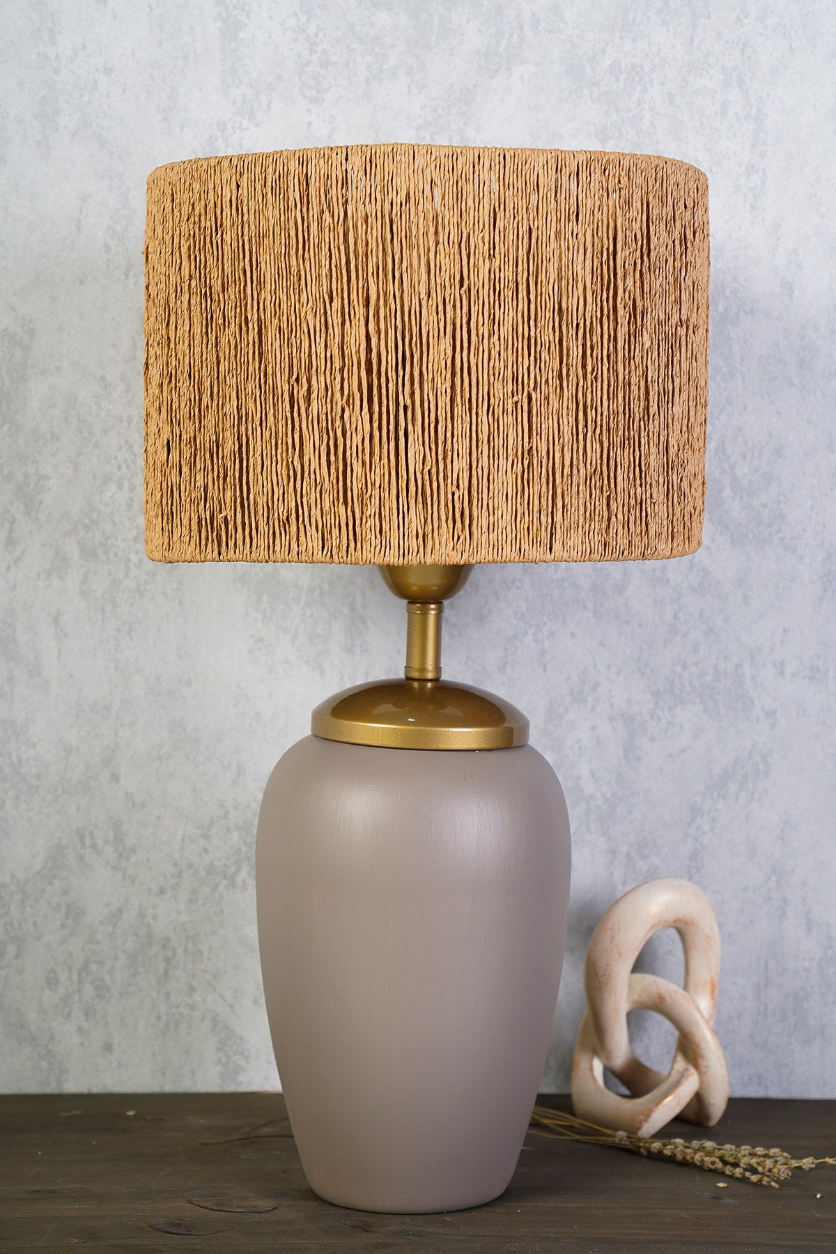 Candeeiro de mesa-YL259-Bege
