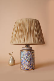 Candeeiro de Mesa de Cerâmica – 30 cm x 42 cm – Multicolorido