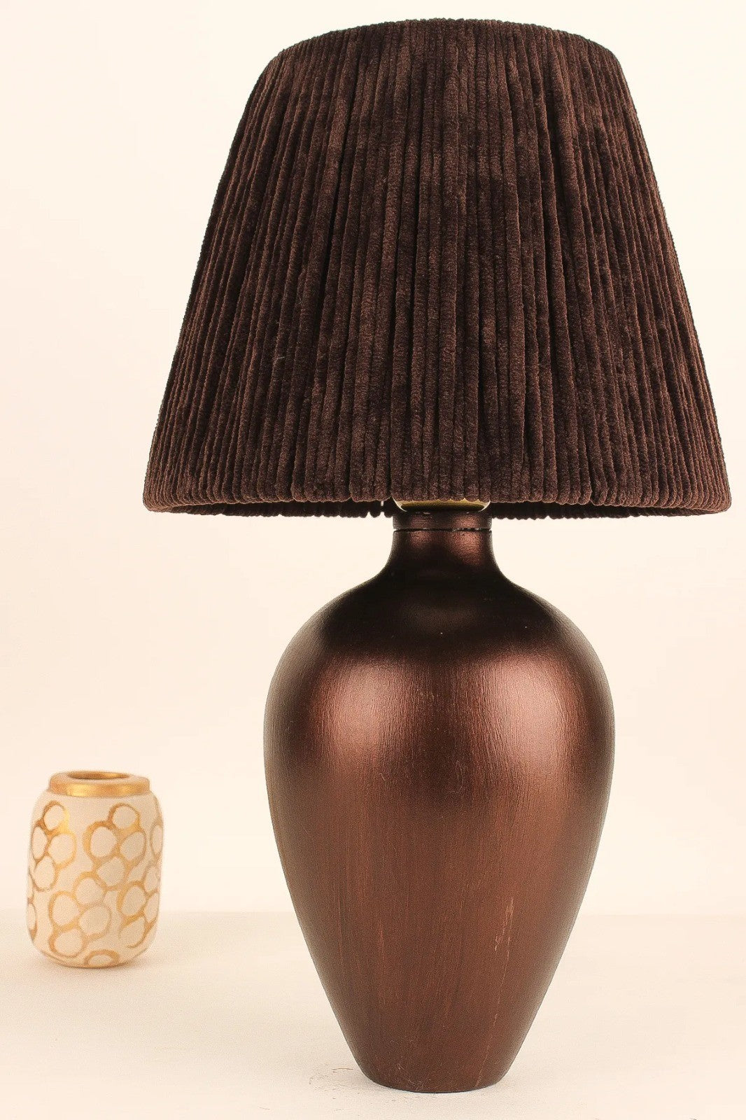 Candeeiro de mesa-YL667-Marrom