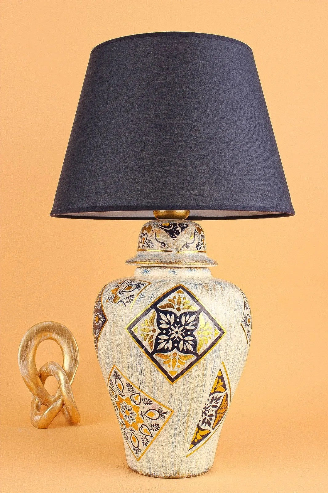 Candeeiro de mesa-YL672-Azul-marinho