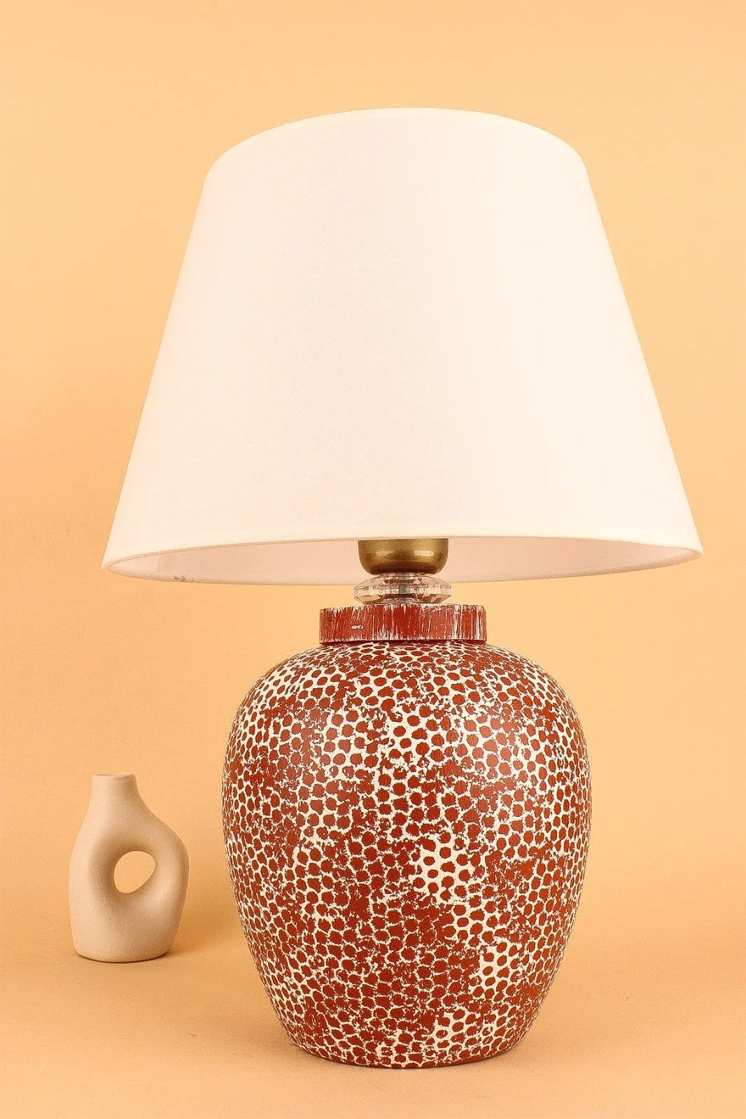Candeeiro de mesa-YL684-Azulejo Vermelho
Branco