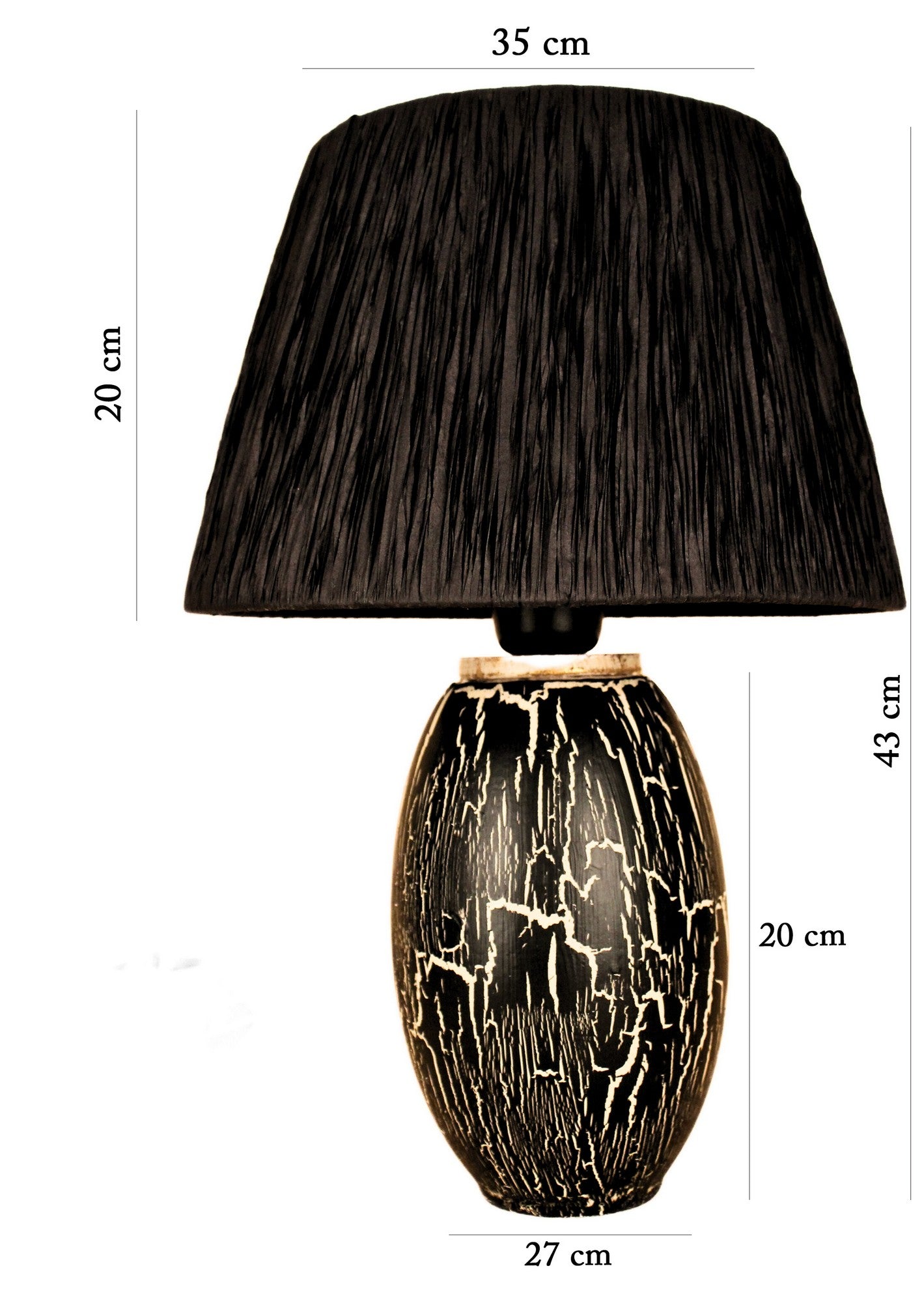 Candeeiro de mesa-YL621-Preto