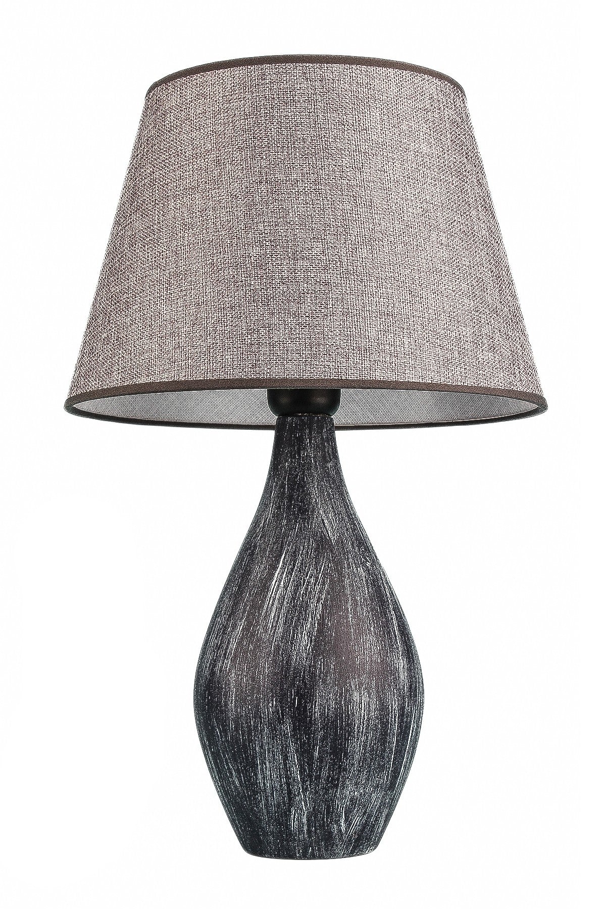 Candeeiro de Mesa – 47 cm – Multicolorido – Cerâmica