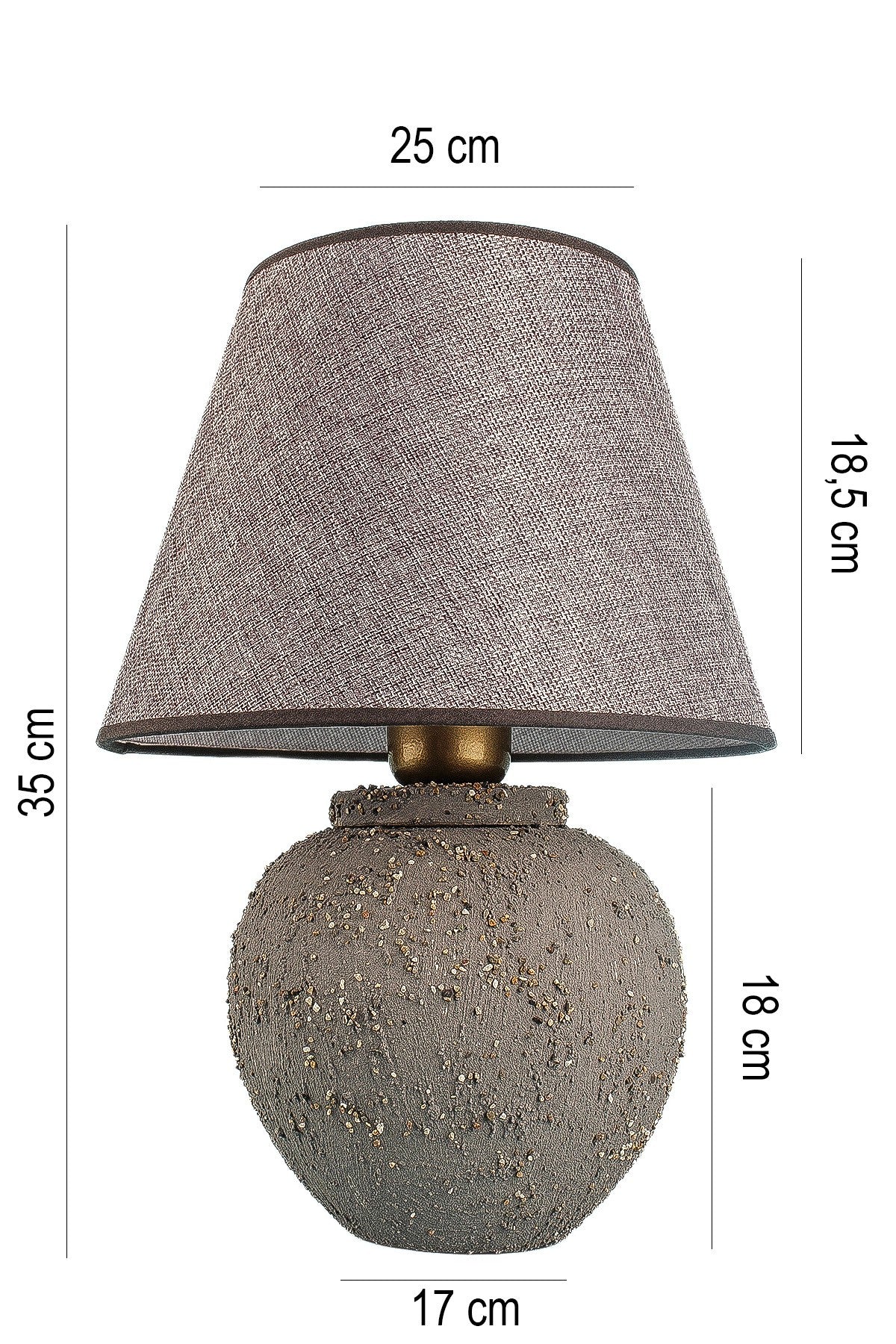Candeeiro de mesa-YL735-Cinza