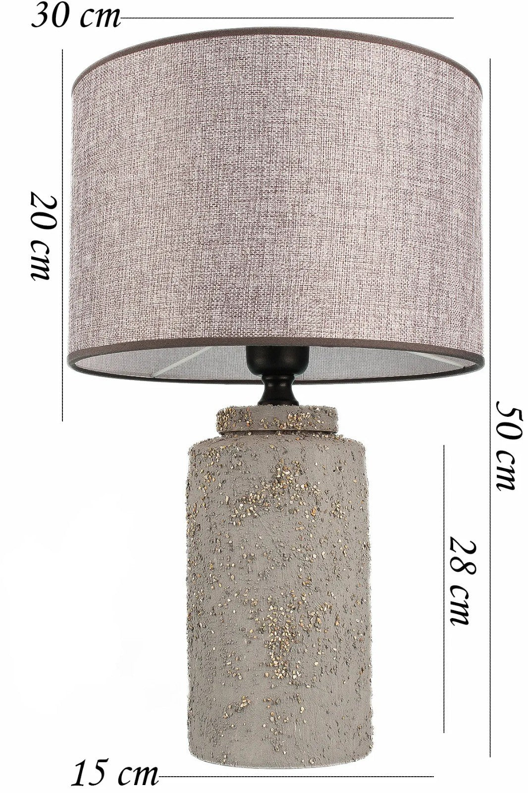 Candeeiro de mesa-YL747-Cinza