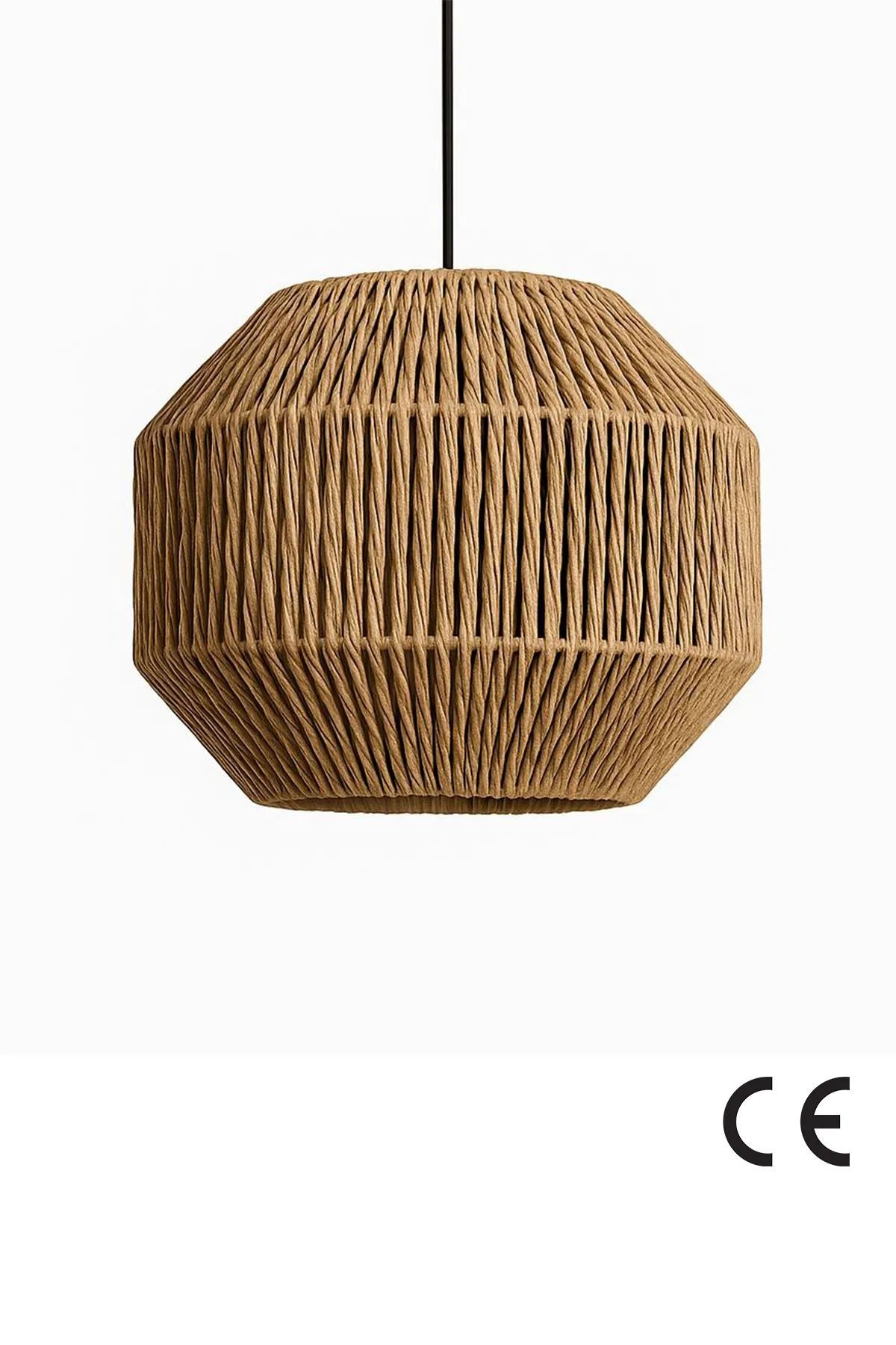 Candeeiro de Teto – 27-67 cm – Ecru – Metal