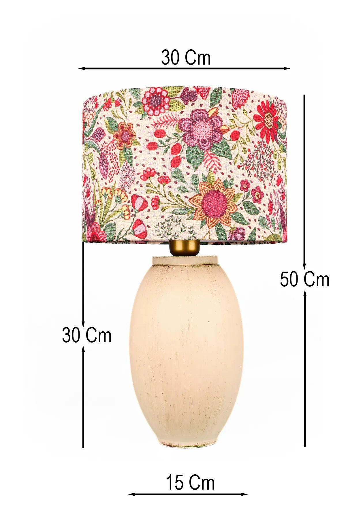 Candeeiro de mesa-BK077-Creme