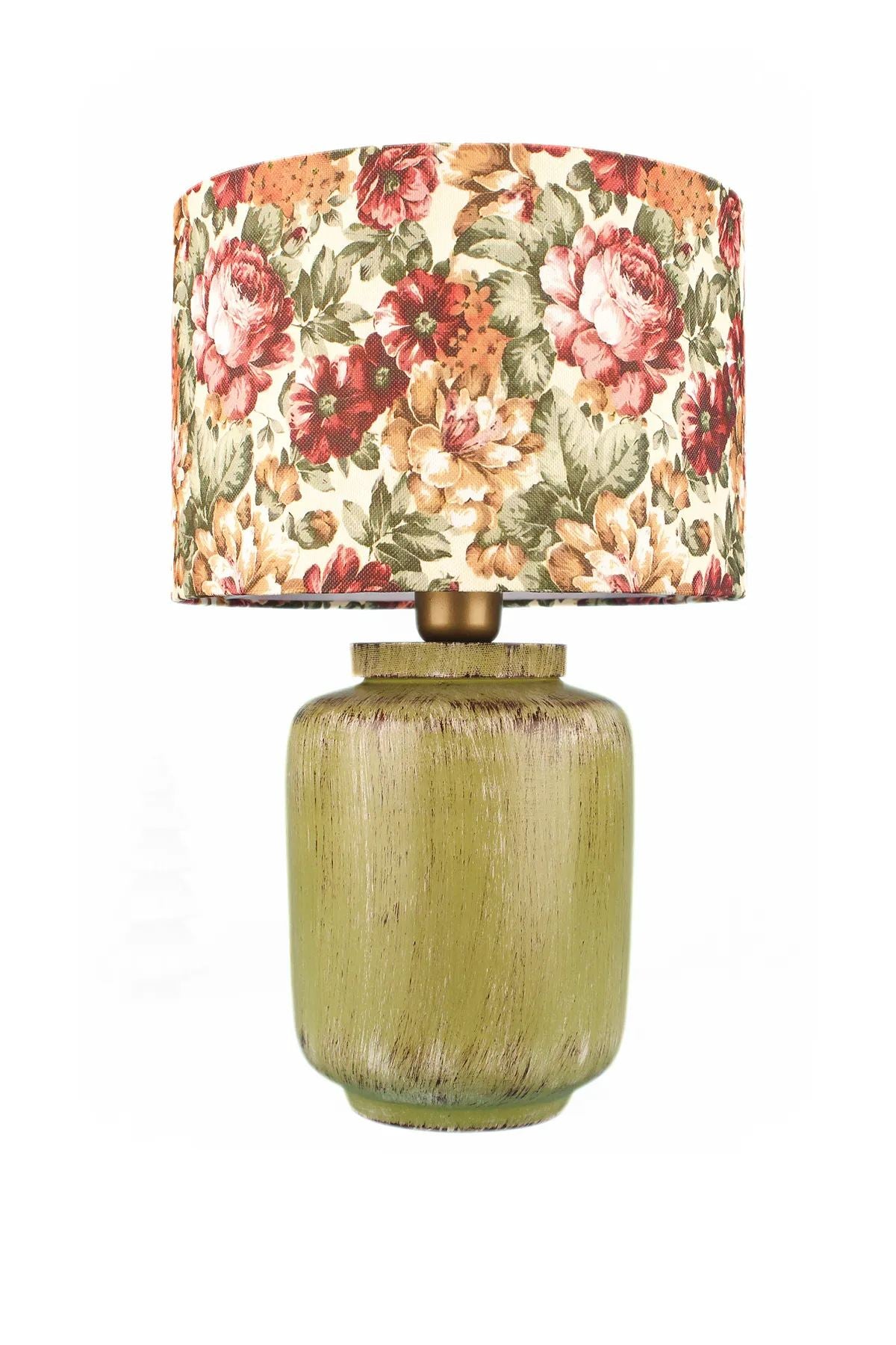 Candeeiro de Mesa – Ø30 h:20 cm – Verde – Cerâmica