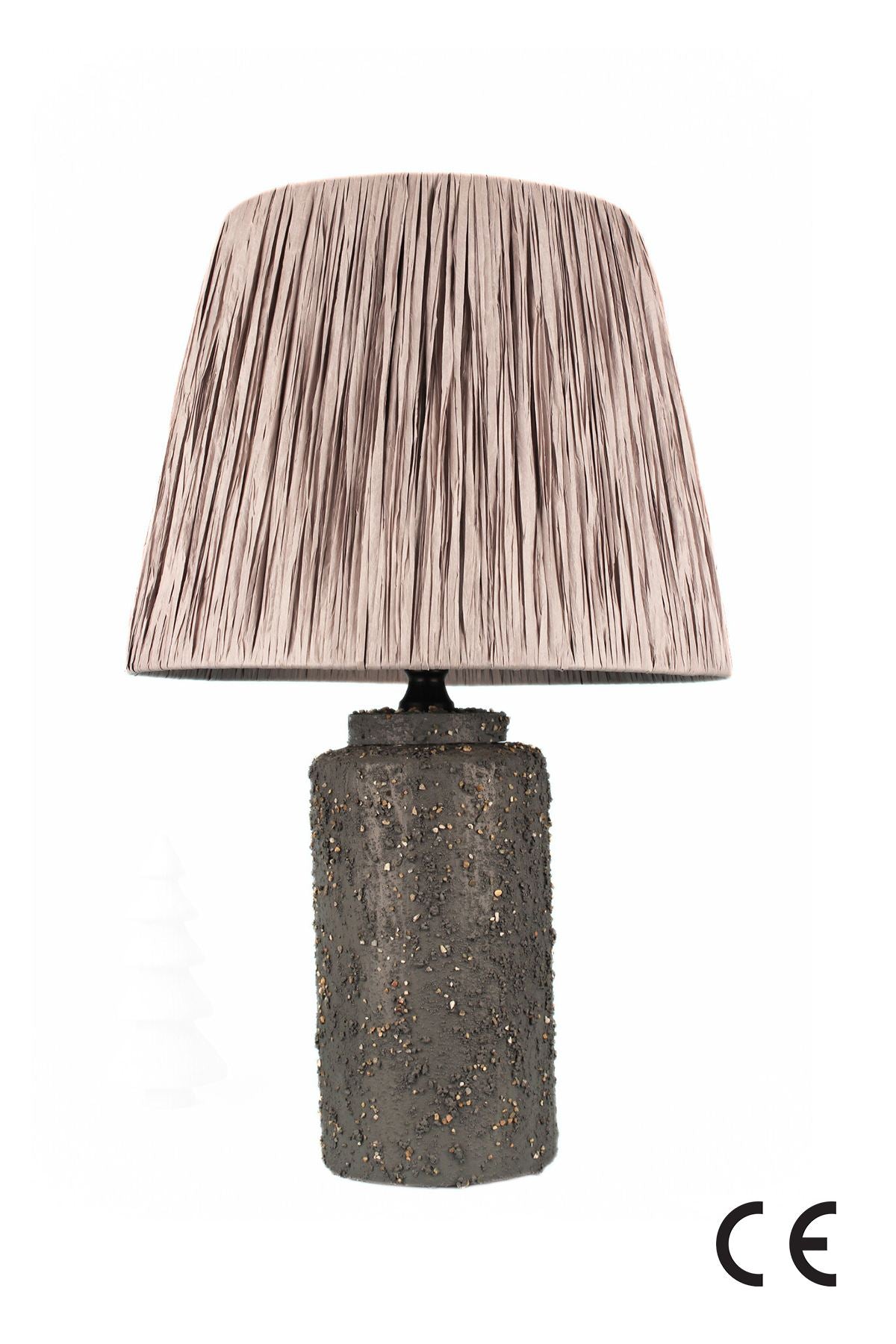 Candeeiro de Mesa de Cerâmica – Ø33 h:25 cm – Multicolorido