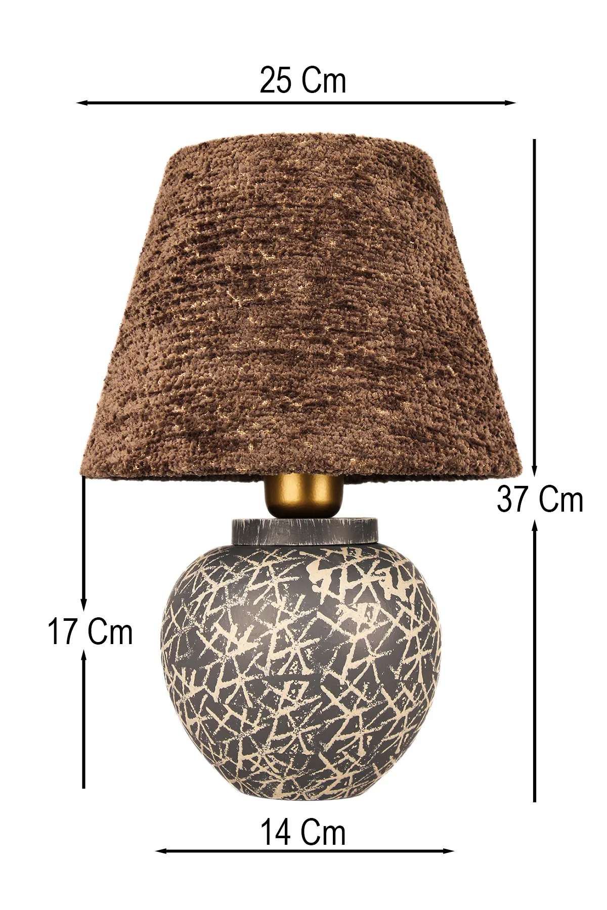 Candeeiro de mesa-BK124-Marrom
Cinza
