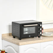 Mini Forno Elétrico – 21L – Preto – Metal e Vidro Temperado