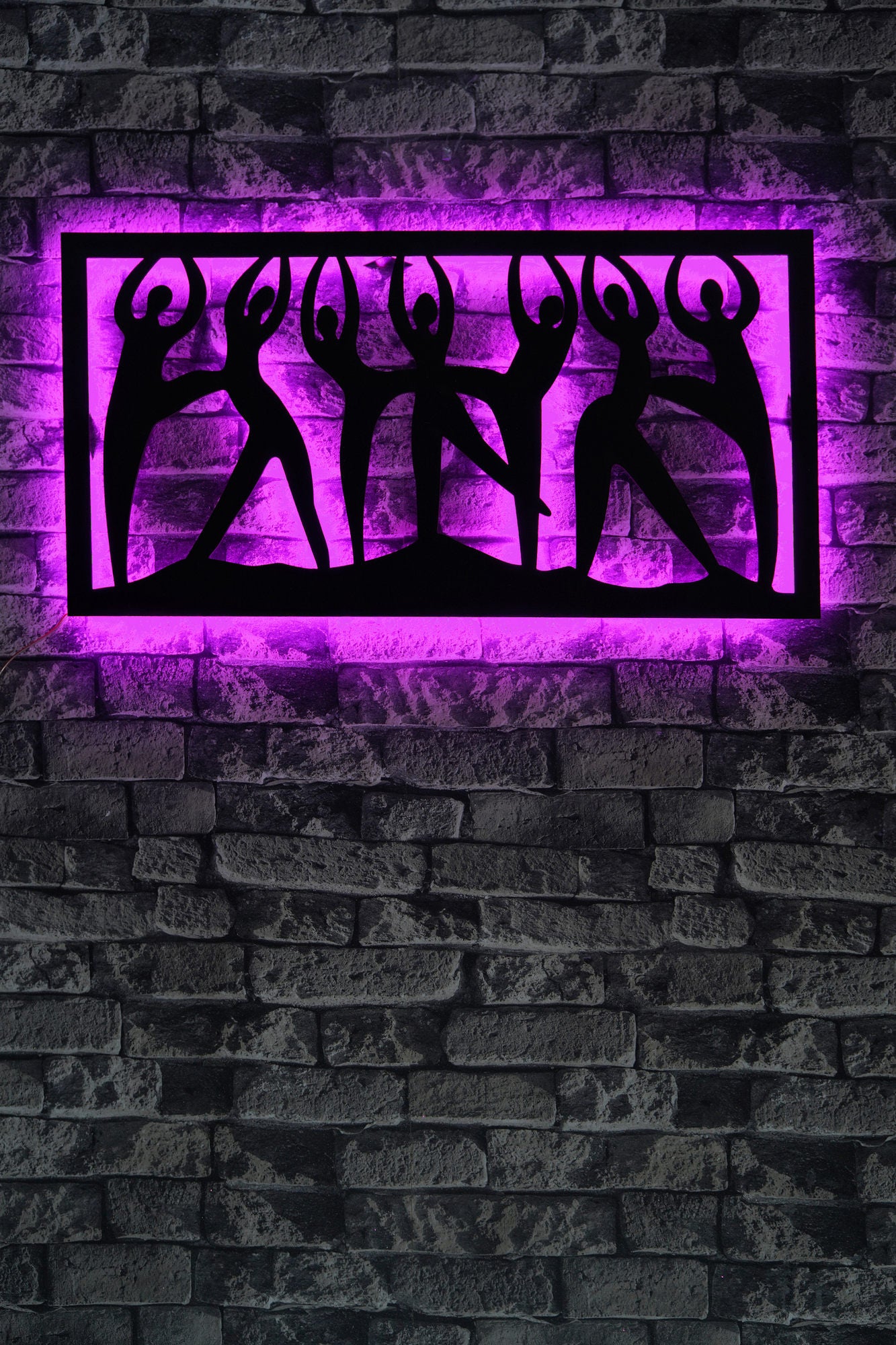 Iluminação LED Decorativa Rosa com Base MDF - 60 LEDs por Metro e Adaptador 12V Incluído