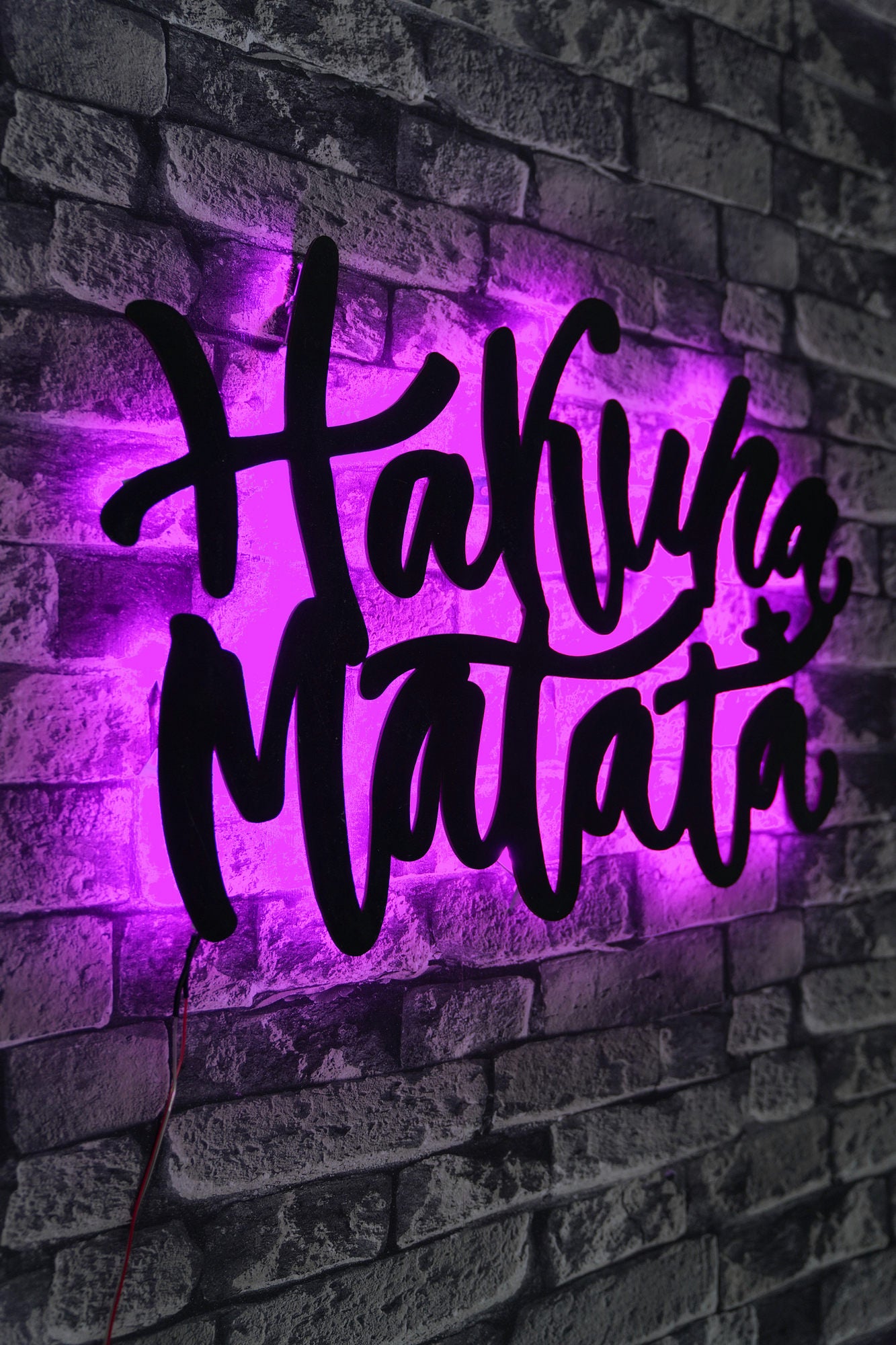 Painel LED Decorativo Rosa 40x60cm com Base MDF - Iluminação Ambiente 60 LEDs por Metro