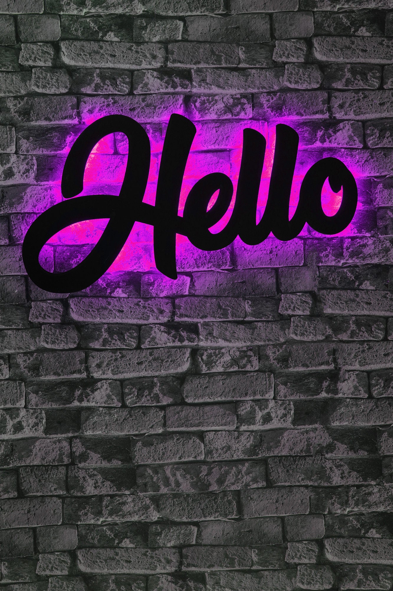 Iluminação LED Decorativa Rosa com Base MDF - 60 LEDs por Metro e Adaptador 12V Incluído