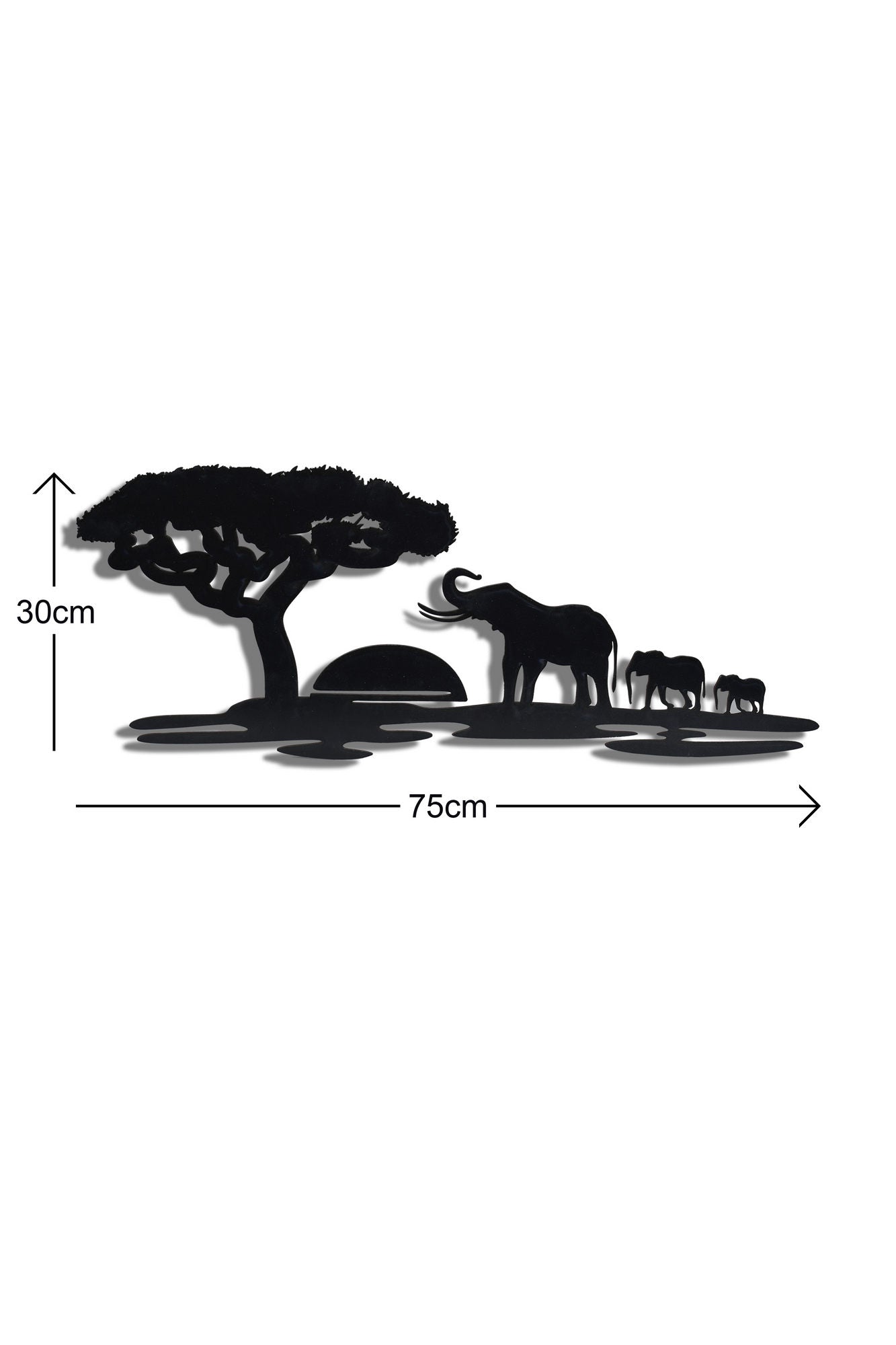 Iluminação LED Decorativa Premium - Base MDF Preta com 60 LEDs/m, Amarelo e Vermelho, 30x75cm