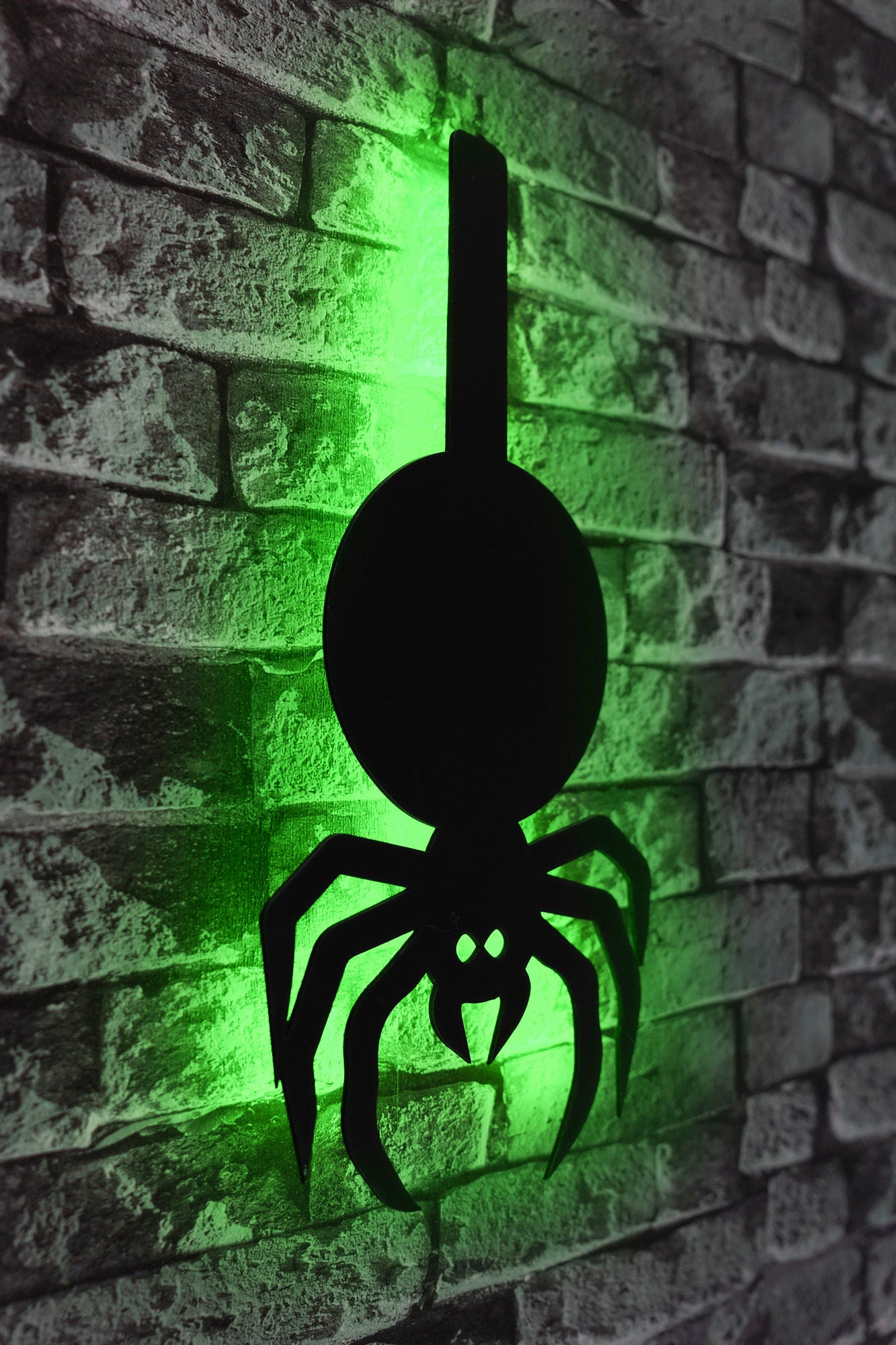 Iluminação LED Decorativa Verde com Base MDF - 60 LEDs por Metro e Adaptador 12V Incluído