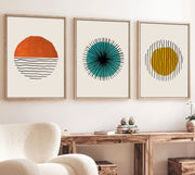 Pinturas emolduradas – 50 x 70 cm – MDF e madeira maciça