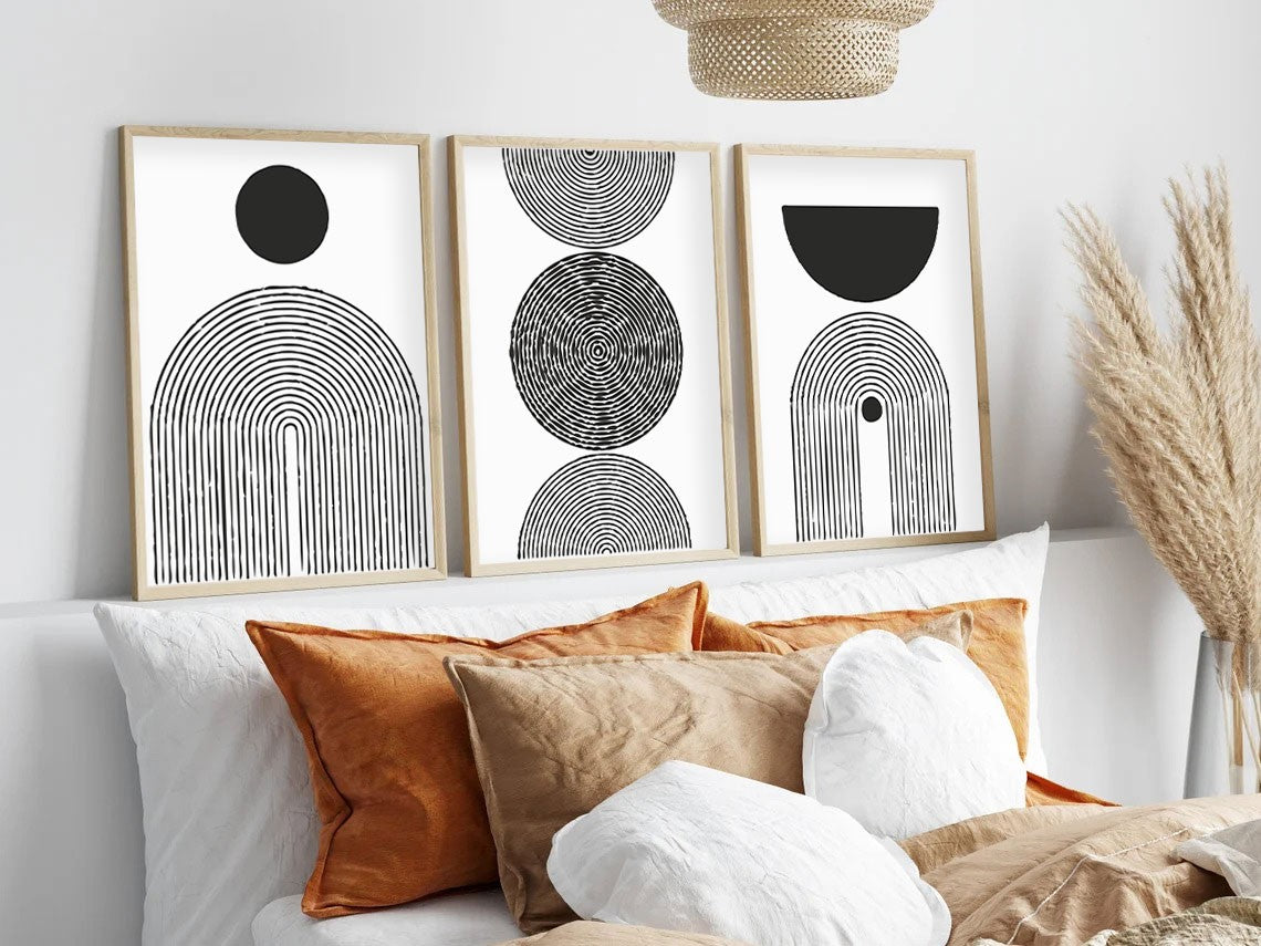 Transform a Sua Casa com Este Conjunto de 3 Quadros Decorativos em Madeira Maciça - Arte Multicolor 30x40cm que Vai Revolucionar Qualquer Ambiente