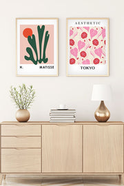 Conjunto de 2 Quadros Decorativos MDF Emoldurados Multicolor 35x50cm - Madeira Maciça