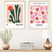 Conjunto de 2 Quadros Decorativos MDF Emoldurados Huhu166 - Multicolor 70x50cm com Moldura de Madeira Maciça