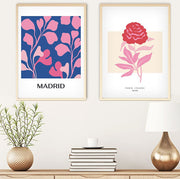 Quadro Decorativo MDF Emoldurado Huhu175 Multicolor 70x50cm - 2 Peças em Madeira Maciça