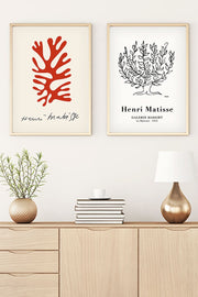 Conjunto de 2 Quadros Decorativos MDF Emoldurados 30x40cm - Multicolor com Moldura de Madeira Maciça