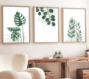 Quadro Decorativo MDF Emoldurado Multicolor 30x40cm - Conjunto 3 Peças Madeira Maciça