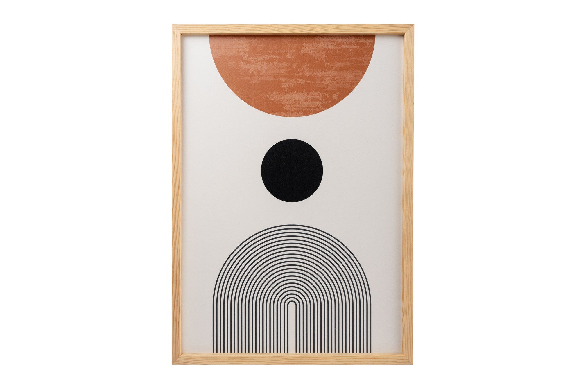 Quadro Decorativo MDF Emoldurado Multicolor 20x30cm - Conjunto 3 Peças Madeira Maciça