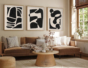 Transform a Sua Casa com Este Conjunto de 3 Quadros Decorativos em Madeira Maciça - Arte Multicolor Premium 30x40cm