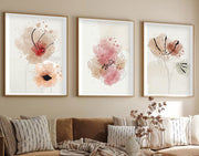 Quadro decorativo emoldurado em MDF – 50 x 70 cm – Madeira sólida – MDF