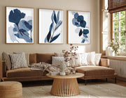 Quadro Decorativo Huhu207 20x30 (3 Peças) – Multicolor, MDF 3 mm com Moldura em Madeira Maciça