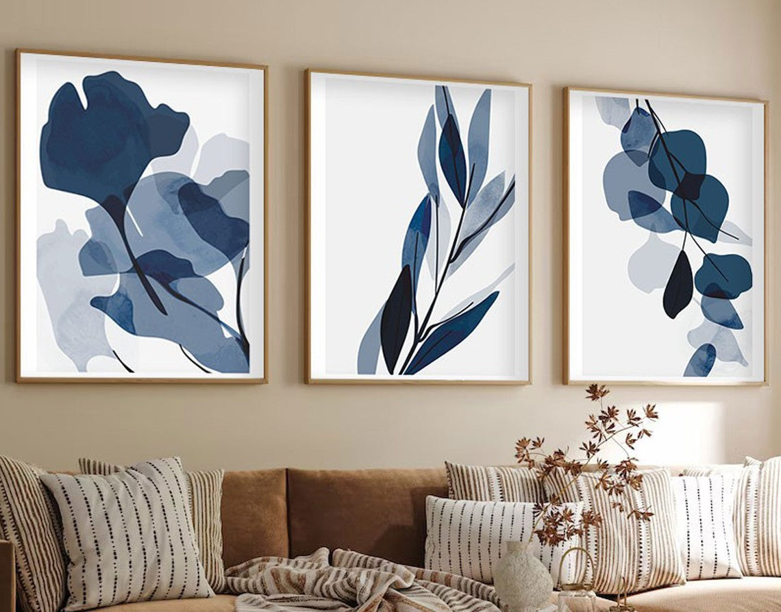 Quadro Decorativo emoldurado – 50 x 70 cm – MDF e Madeira Sólida