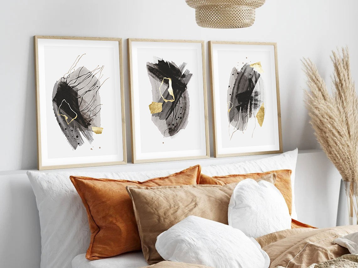 Transform a Sua Casa com Este Conjunto de 3 Quadros Decorativos em Madeira Maciça - Arte Multicolor 20x30cm que Vai Revolucionar Qualquer Ambiente