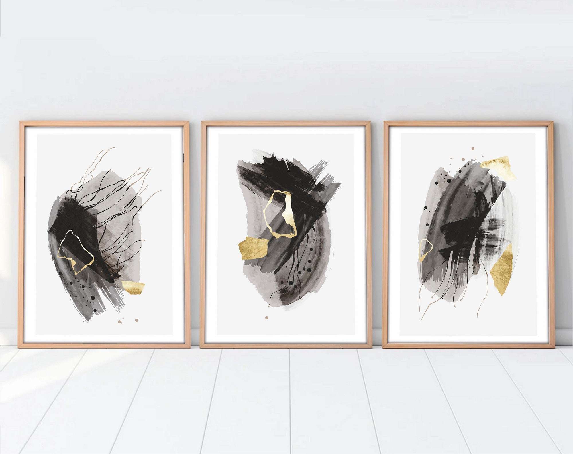 Transform a Sua Casa com Este Conjunto de 3 Quadros Decorativos em Madeira Maciça - Arte Multicolor 20x30cm que Vai Revolucionar Qualquer Ambiente