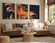 Transform a Sua Casa com Este Conjunto de 3 Quadros Decorativos em Madeira Maciça - Arte Multicolor Premium 50x70cm