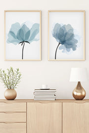 Quadro Decorativo MDF Emoldurado Multicolor Huhu24 - 2 Peças 35x50cm Madeira Maciça