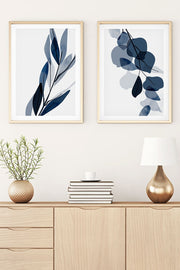 Conjunto de 2 Quadros Decorativos MDF Emoldurados Huhu25 - 30x40cm Multicolor com Moldura de Madeira Maciça