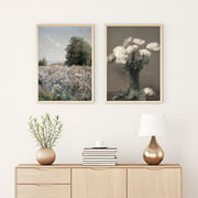 Quadro Decorativo MDF Emoldurado Huhu274 Multicolor 50x70cm - 2 Peças em Madeira Maciça