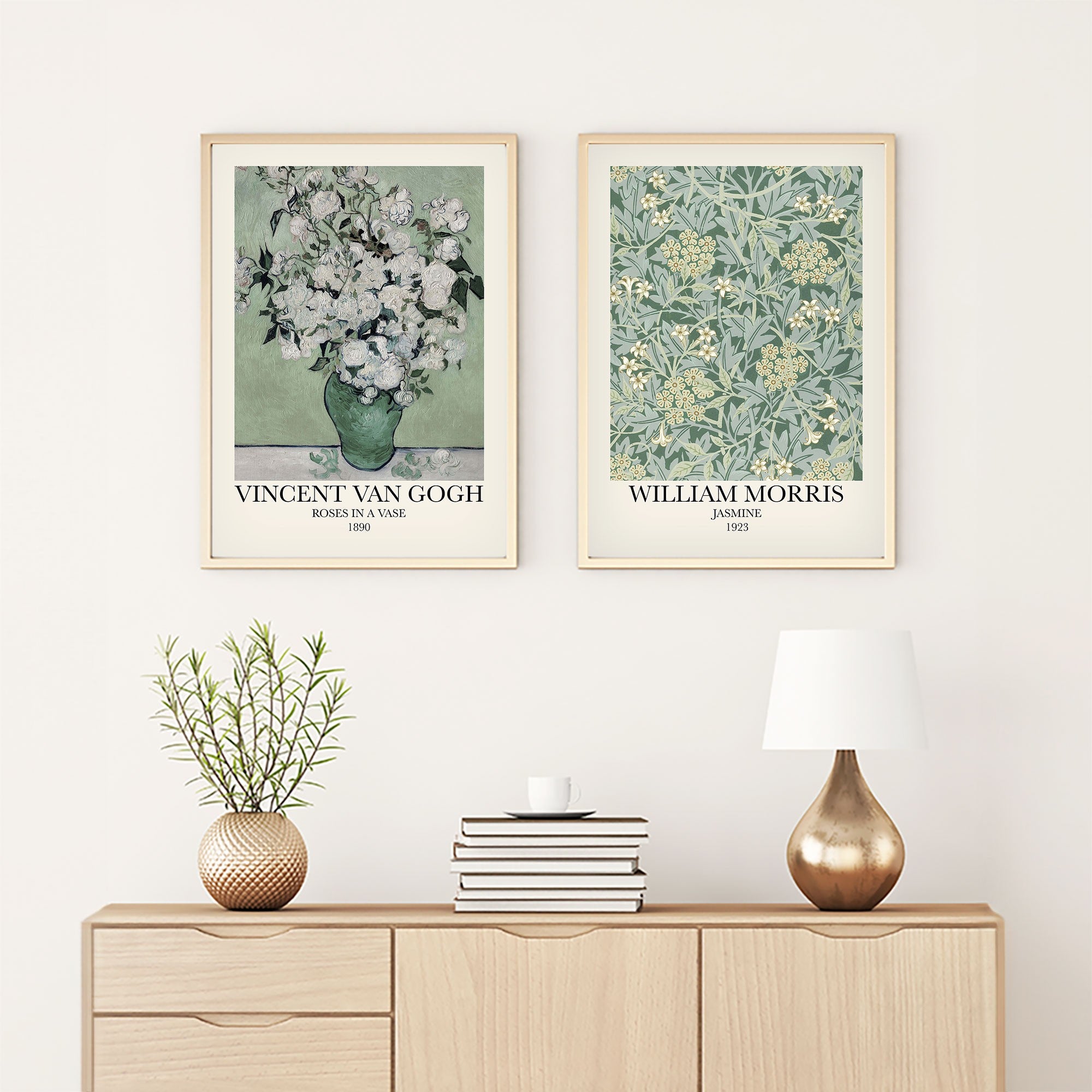 Quadro Decorativo MDF Emoldurado Multicolor Huhu277 - 2 Peças 50x35cm Madeira Maciça