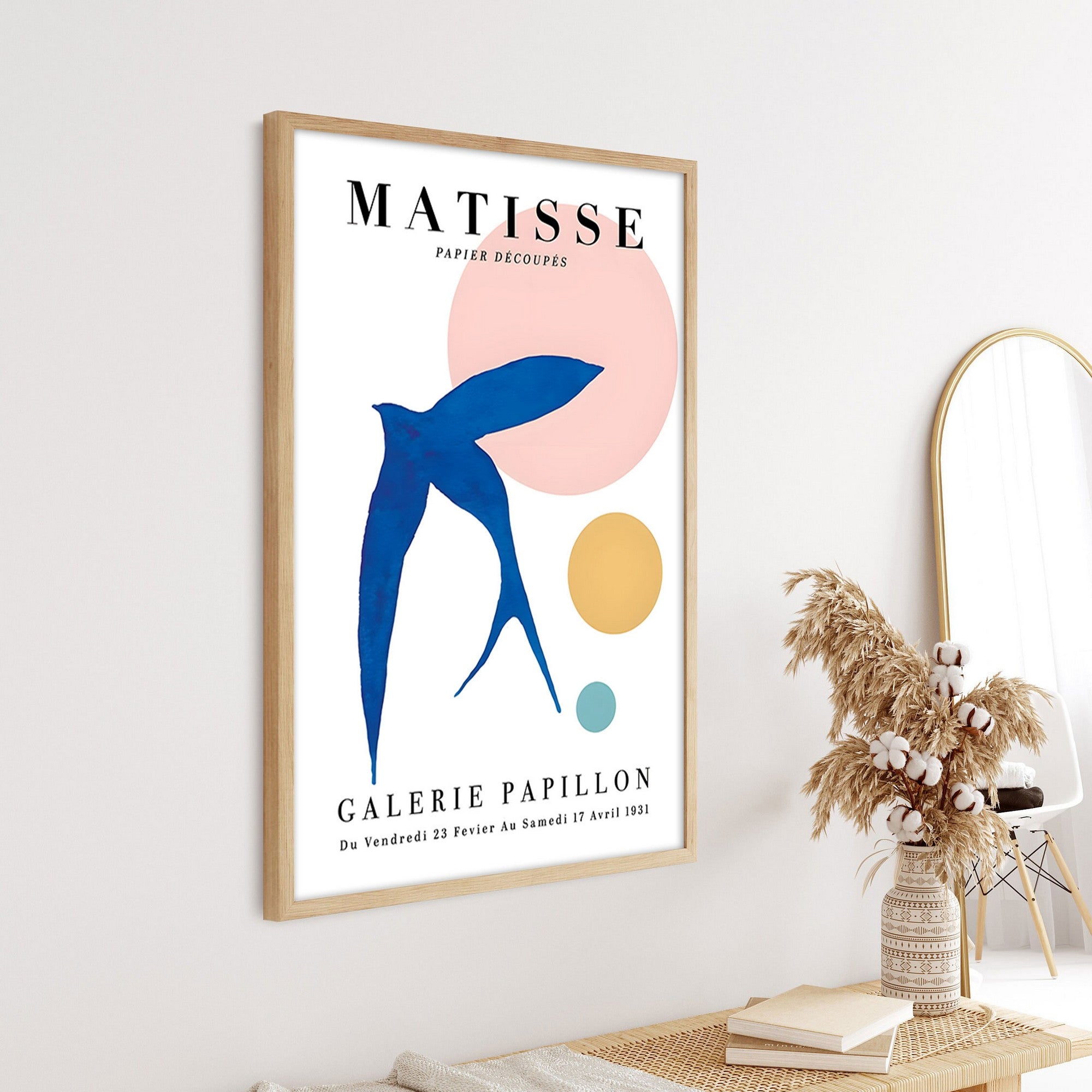 Quadro Decorativo MDF Emoldurado Huhu288 - Multicolor 50x70cm com Moldura Madeira Maciça